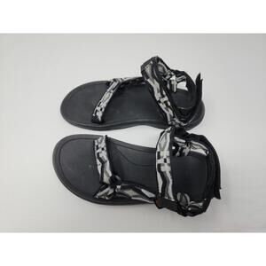 Teva Hurricane XLT Grey Black Sandals Youth Shoe Size USA 5 UK 4 EU 37 & Jn 23.5